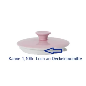 Teekannen Dibbern Solid Color Zartrosa Deckel Für Teekanne 1,10ltr. 10