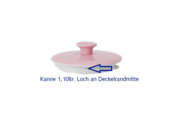 Teekannen Dibbern Solid Color Bordeaux Deckel Für Teekanne 1,10ltr. 5