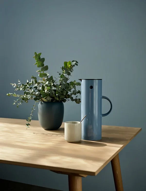 Isolierkannen Stelton EM77 Isolierkanne 1,0ltr. Dusty Blue/ Taubenblau 968 3