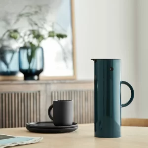 Isolierkannen Stelton EM77 Isolierkanne 1,0ltr. Light Grey/ Hellgrau 918 6